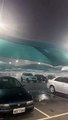 Chuva de granizo no Aeroporto de Vitória