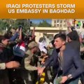Iraqi Protesters Storm Us Embassy In Baghdad