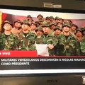 Militares venezolanos desconocen a Nicolás Maduro desde Perú