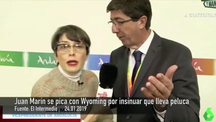 El nuevo vice andaluz se pica con Wyoming por insinuar que lleva peluca