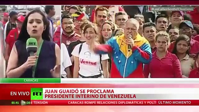El dictador Nicolás Maduro se pronuncia tras la autoproclamación de Juan Guaidó como presidente