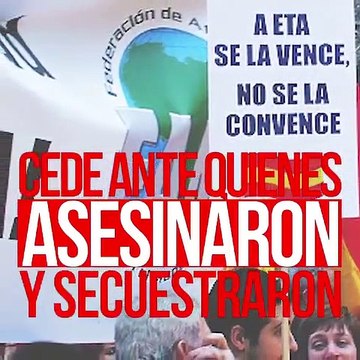 El vídeo de Ciudadanos contra las concesiones de Pedro Sánchez que humillan a las víctimas