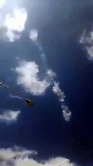 El momento de la caída del meteorito en Cuba