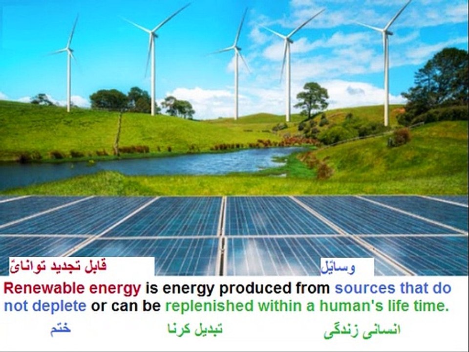 Physics in Urdu class 9 Unit 6.7,Renewable Energy