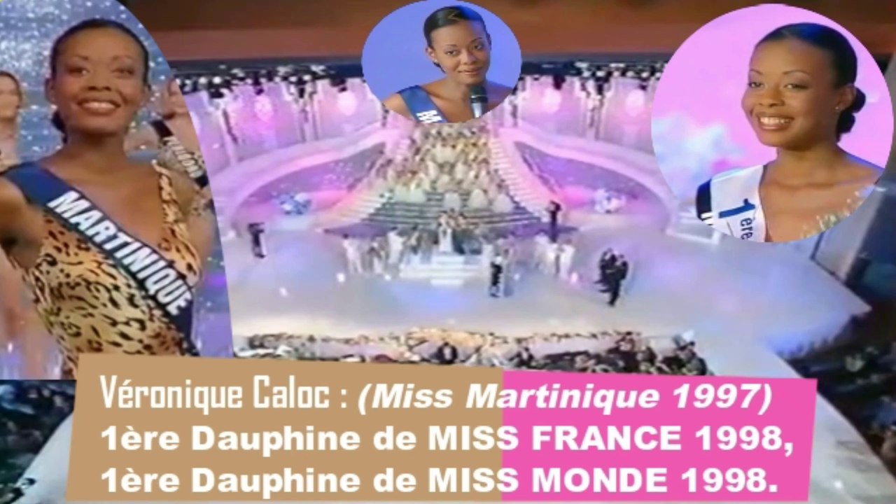 ♕Véronique Caloc ✵{MARTINIQUE}~1ère Dauphine Miss France 1998 ⚝ 1ère Dauphine Miss Monde 1998⚝