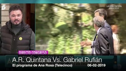 Ana Rosa trolea a Rufián con el nuevo librito de Sánchez...
