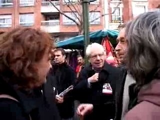 Marché Belgrand avec F. calandra et B. Delanoë