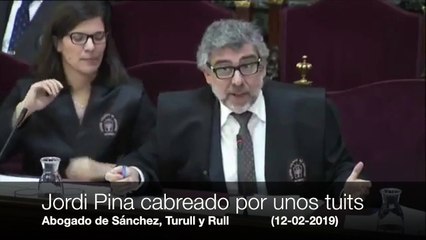 El ridículo cabreo del abogado de Jordi Sánchez porque no le dejan aportar una prueba decisiva: unos tuits