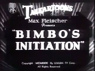 creepy, disturbing, yet awesome cartoon ("Bimbo's Initiation")