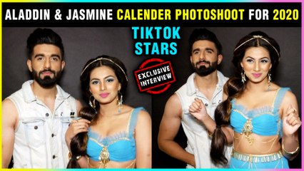 Manav Chhabra Aka Mr MNV & Aashna Hegde Aladdin & Jasmine Photoshoot For Calender 2020 | EXCLUSIVE