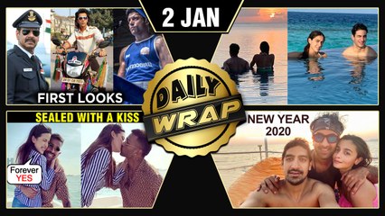 Alia & Ranbir's New Year Picture, Sara Ali Khan's Vacation, Hardik Pandya Engaged | Top 10 News