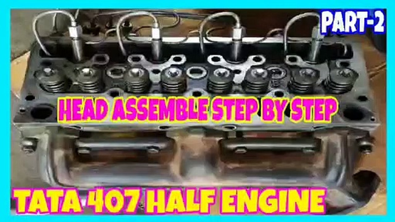 How To  Engine Work Tata 407 ii Assembley Engine Head Tata 407 ii Tata 407 Engine Work Part-2, By Mechanic Gyaan,