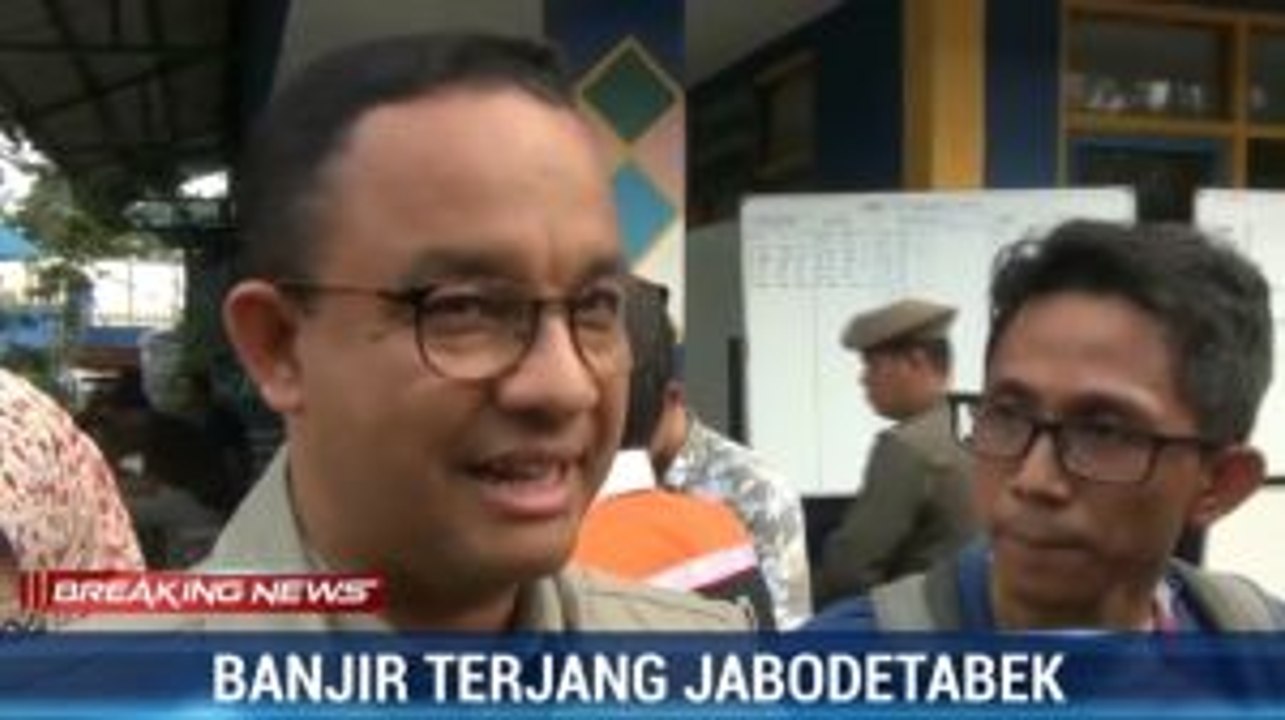 Pascabanjir, Gubernur Anies akan 'Hadapi' Menteri PUPR