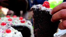 chocolate cake without oven || Amazing Chocolate Cake making Bala nature food stop happy new year