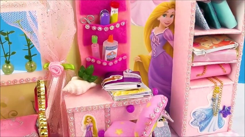 diy miniature disney princess dollhouse