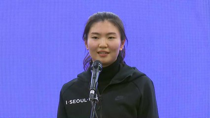 '쇼트트랙' 심석희, 서울시청 입단식 / YTN