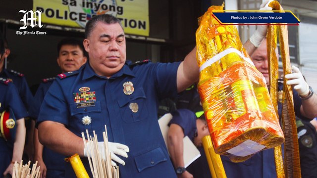 NCRPO Chief Debold Sinas led the District Directors in destroying confiscated illegal firecrackers