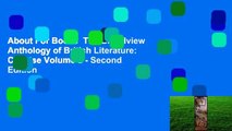 About For Books  The Broadview Anthology of British Literature: Concise Volume a - Second Edition