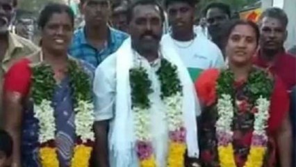 2 மனைவிகளும் ஊராட்சி மன்ற தலைவர் தேர்தலில் வெற்றி