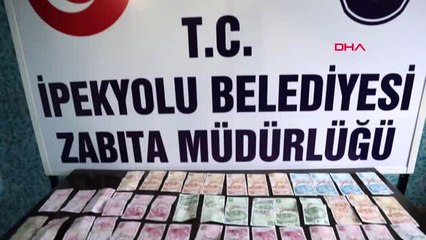 Van'da 2 dilencinin üzerinden 1395 tl çıktı