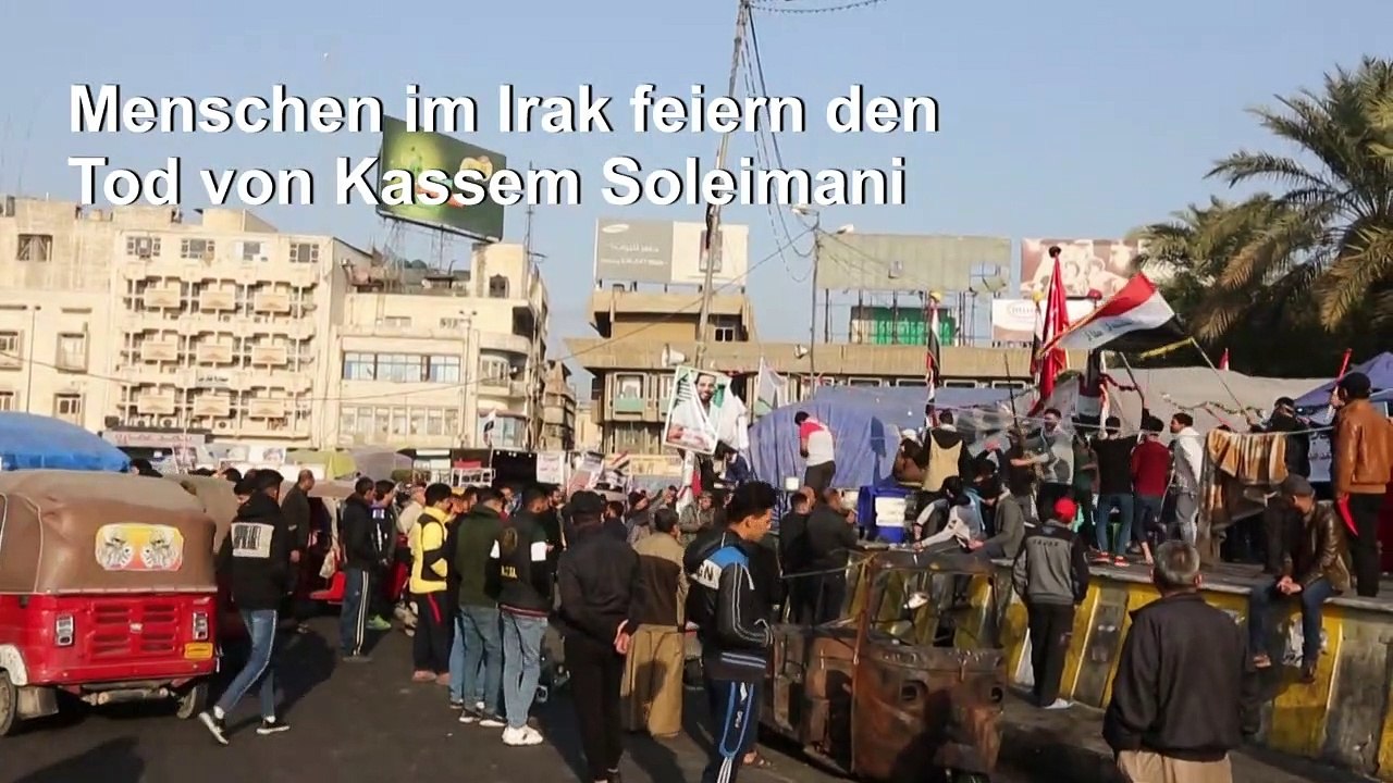 Iraker feiern tod von iranischem general