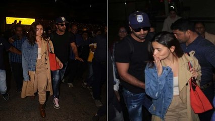 Ranbir Kapoor and Alia Bhatt return to the bay post their New Year celebration in Bangkok