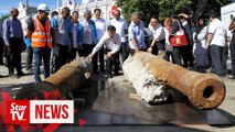 Two more centuries-old cannons found around Penang’s Fort Cornwallis