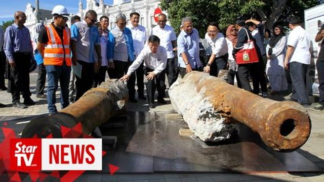 Two more centuries-old cannons found around Penang’s Fort Cornwallis