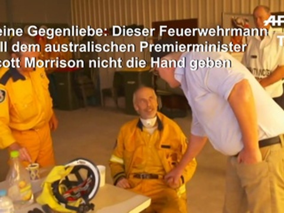 Dorfbewohner dissen australischen premier morrison