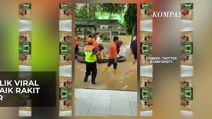 Di Balik Viral Dirut KAI Naik Rakit Saat Banjir