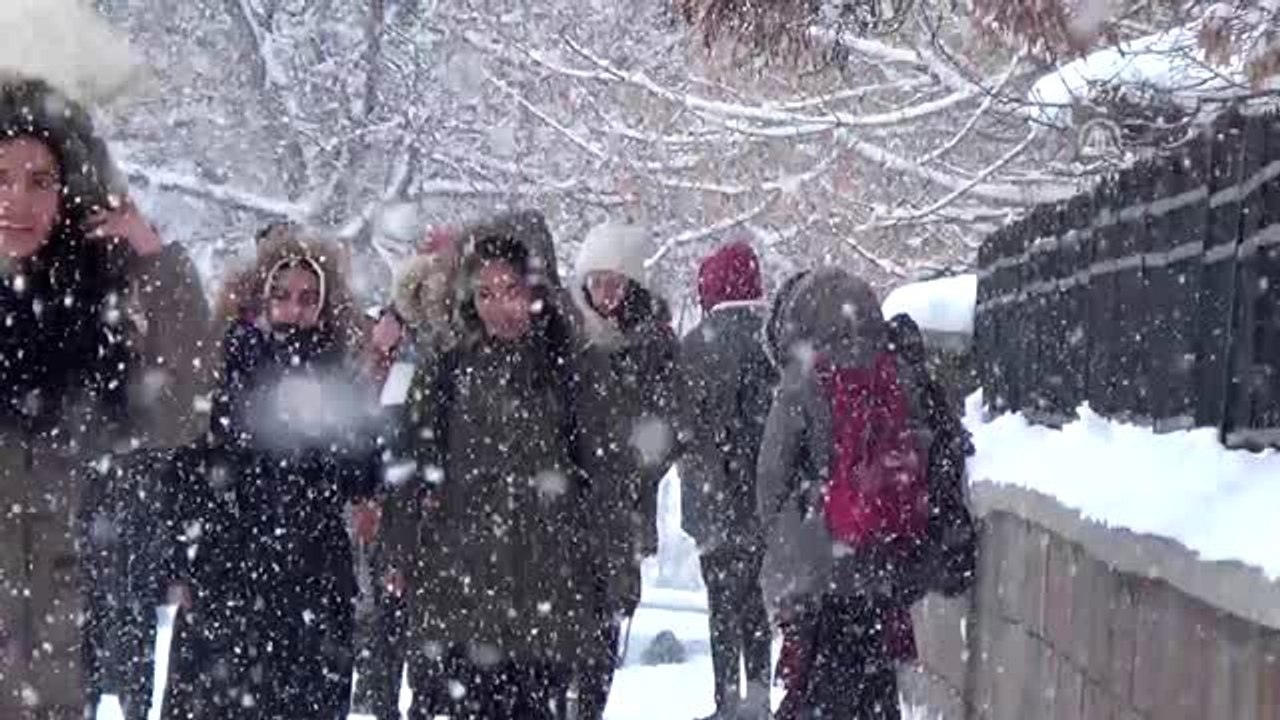 Ahlat'ta okullar tatil edildi