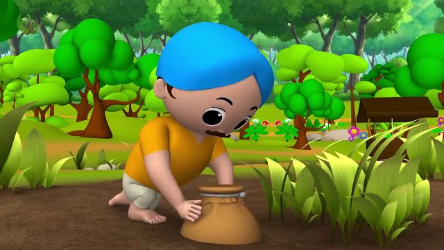 Fish Rain Hindi Story - मछलियों की बारिश हिन्दी कहानी - 3D Animated Kids - Nursary Hindi Rhymes