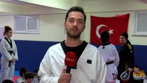 Spor süper babaanne milli sporcu torununu dünya şampiyonası'na hazırlıyor