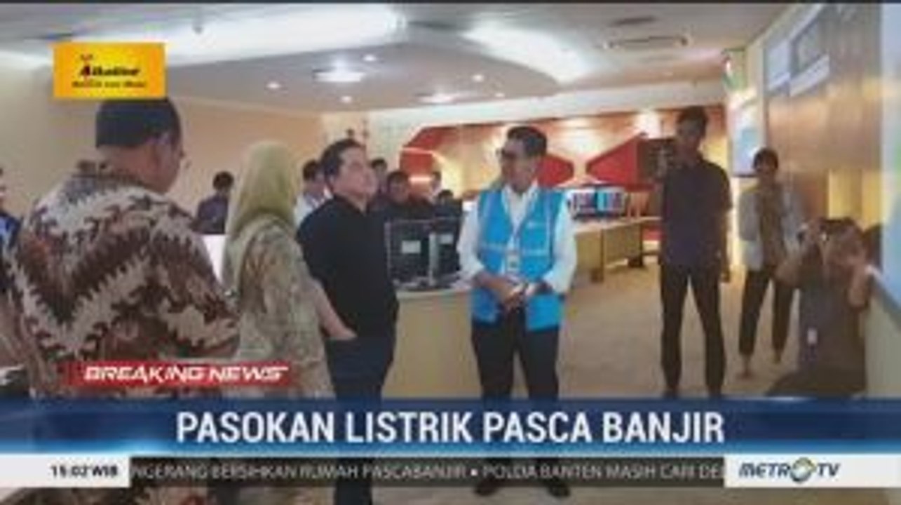 Erick Thohir Tinjau Posko Siaga Banjir PLN