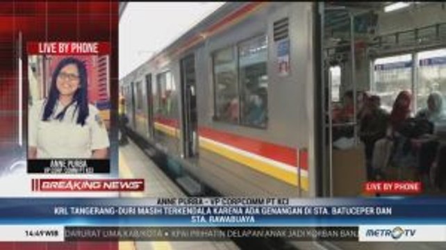 Banjir Surut, Stasiun Tanah Abang Kembali Beroperasi