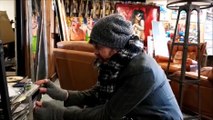 Montbéliard : l'artiste peintre Christophe Monnin est aussi chanteur