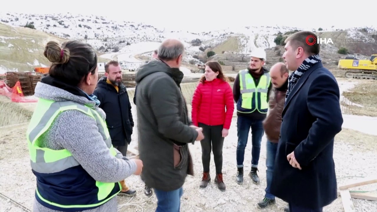Başkan Ercengiz su deposunda incelemelerde bulundu