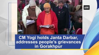 Uttar Pradesh CM Yogi Adityanath holds Janta Darba