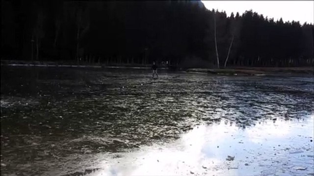 Au Poizat-Lalleyriat, le plan d'eau ouvert au patinage