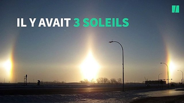 Trois soleils sont apparus au-dessus d'une métropole chinoise