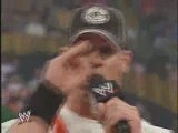 Cena kicks a little old school rap