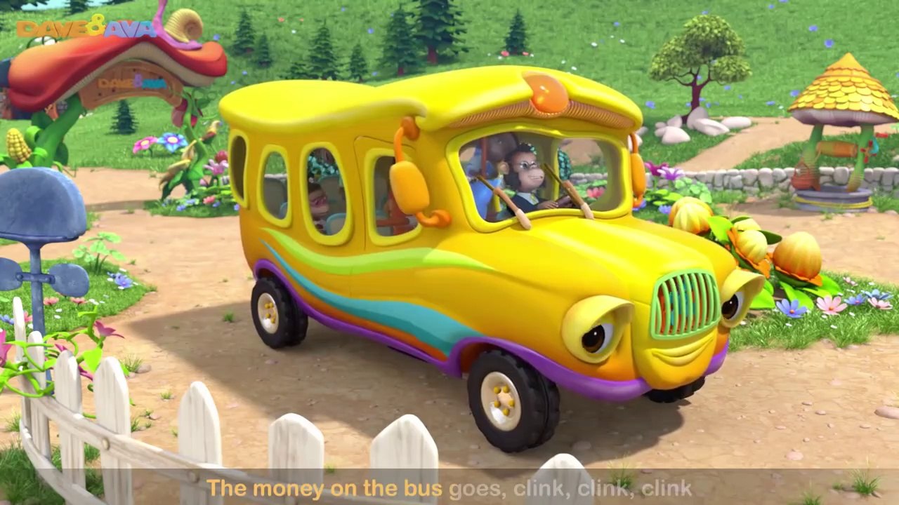 Wheels on the Bus | Nursery Rhymes and Baby Songs from Dave and Ava
