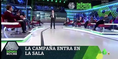 Marhuenda desmonta en un plis plas el show tóxico del separatista de ARA con su 'happy flower' golpista