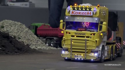 AMAZING RC CONSTRUCTION! SPECIAL RC DIGGER! HEAVY RC TRUCK´S! RC TRACTOR IN ACTION!