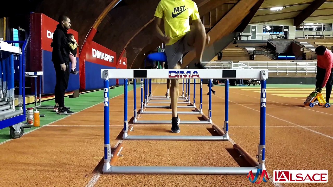 Benjamin Compaoré, athlète et entraîneur à l'INSEP