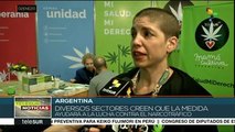 Argentina: Gobierno estudia despenalizar el consumo de cannabis
