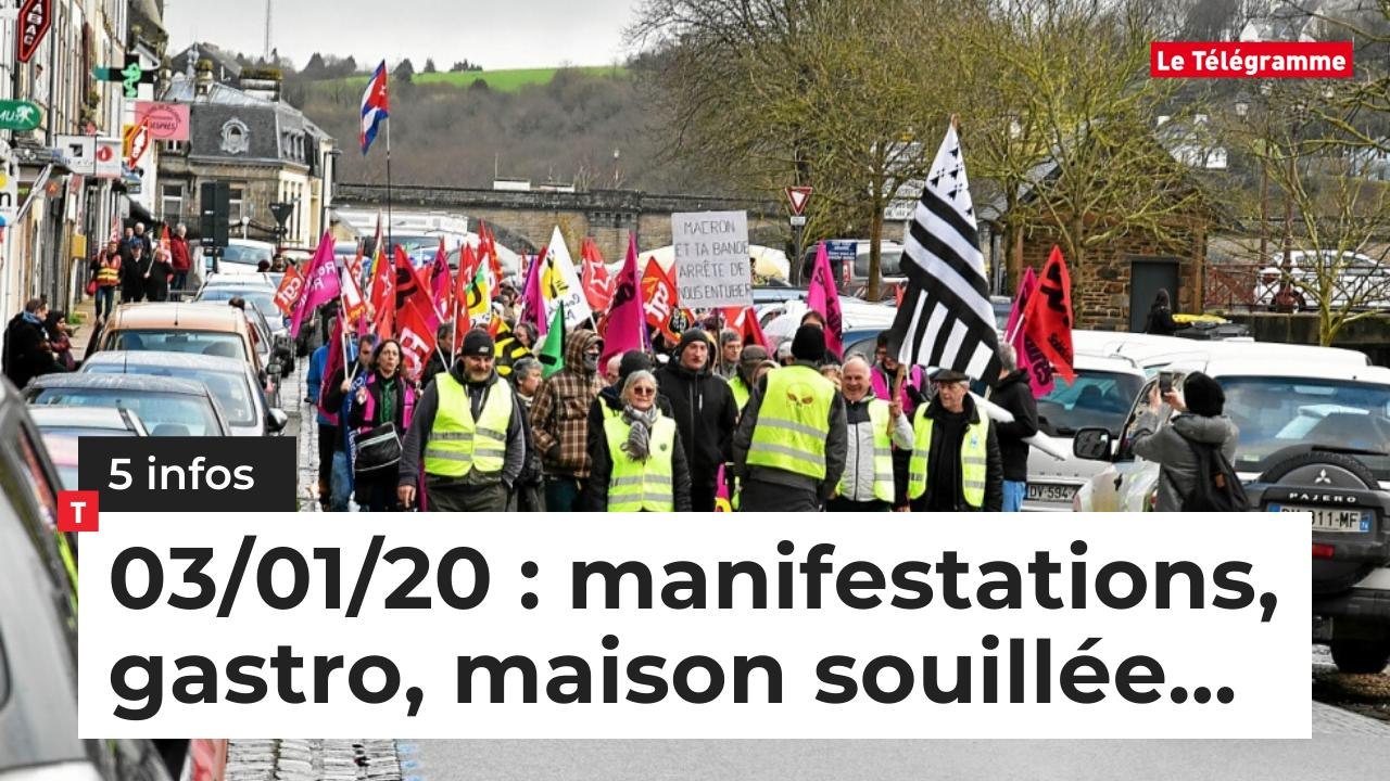Manifestations, gastro, maison souillée... 5 infos du 3 janvier