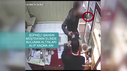Kuyumcudan hırsızlık yapan şüpheli tutuklandı