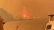 Incendios forestales en la ciudad australiana de Mallacoota que provoco la evacuación de mas de 4 mil personas a la playa de la ciudad
