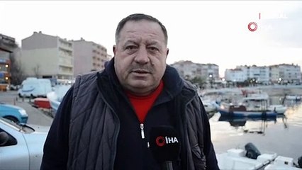 Tekirdağ sahilinde deniz 30 metre çekildi